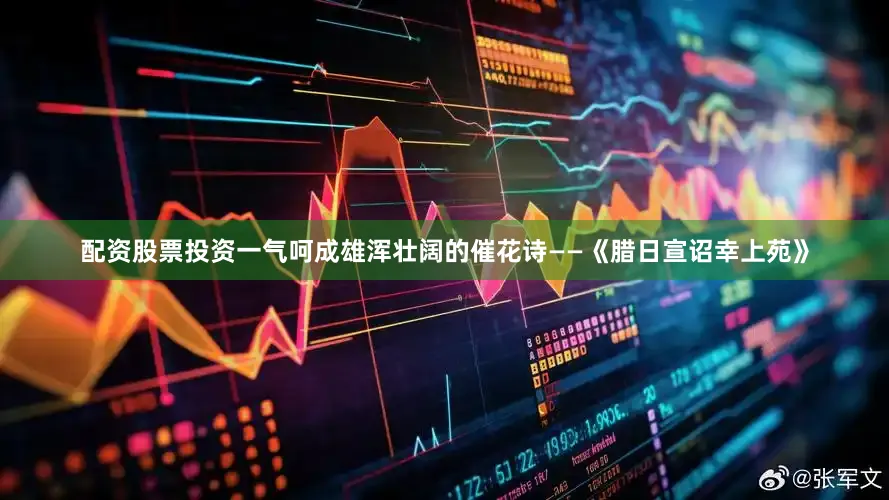 配资股票投资一气呵成雄浑壮阔的催花诗——《腊日宣诏幸上苑》